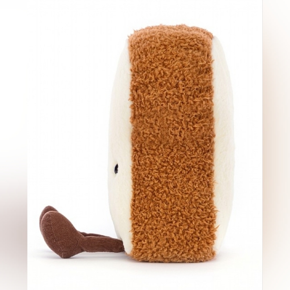 Jellycat Amuseable Small Toast 6x4" Soft & Plush NWT - Picture 2 of 6